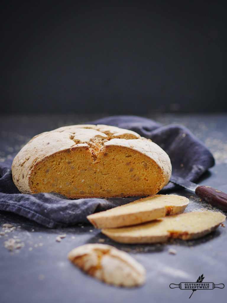 Glutenfreies Brot mit Maniokmehl