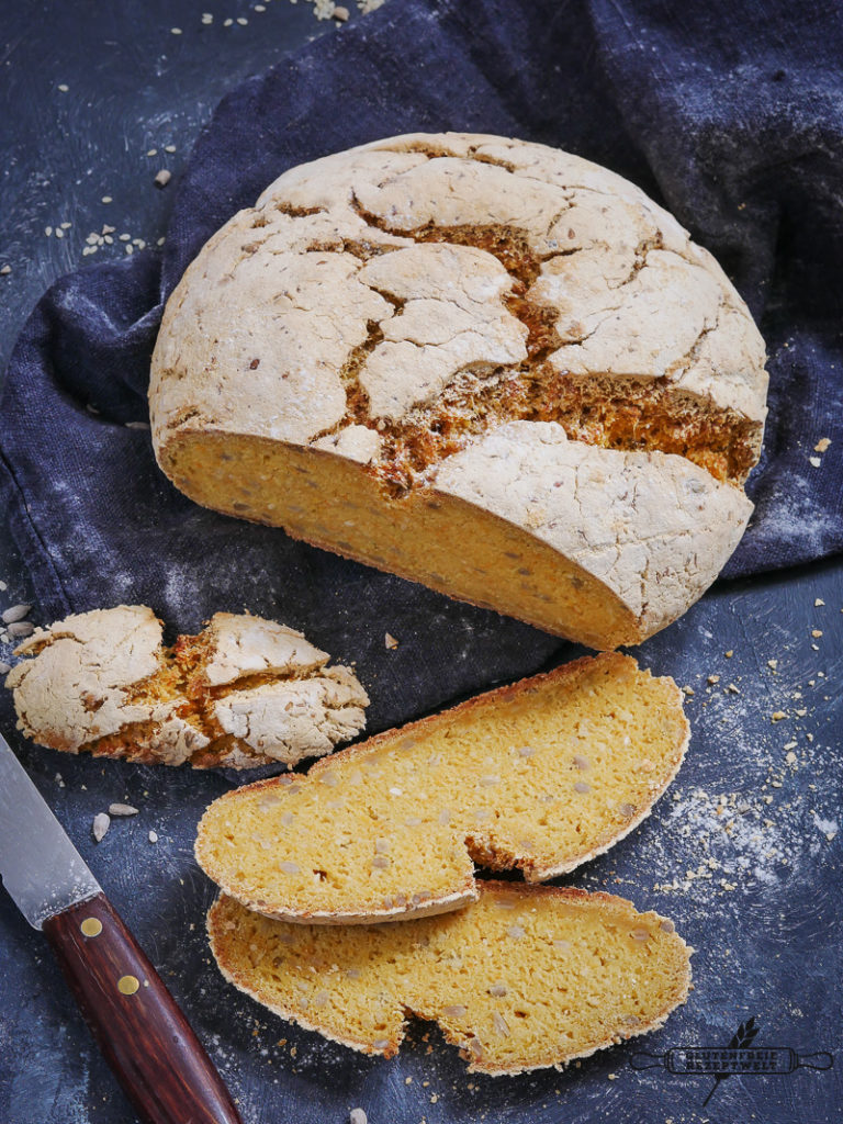 Glutnfreies Brot mit Maniokmehl